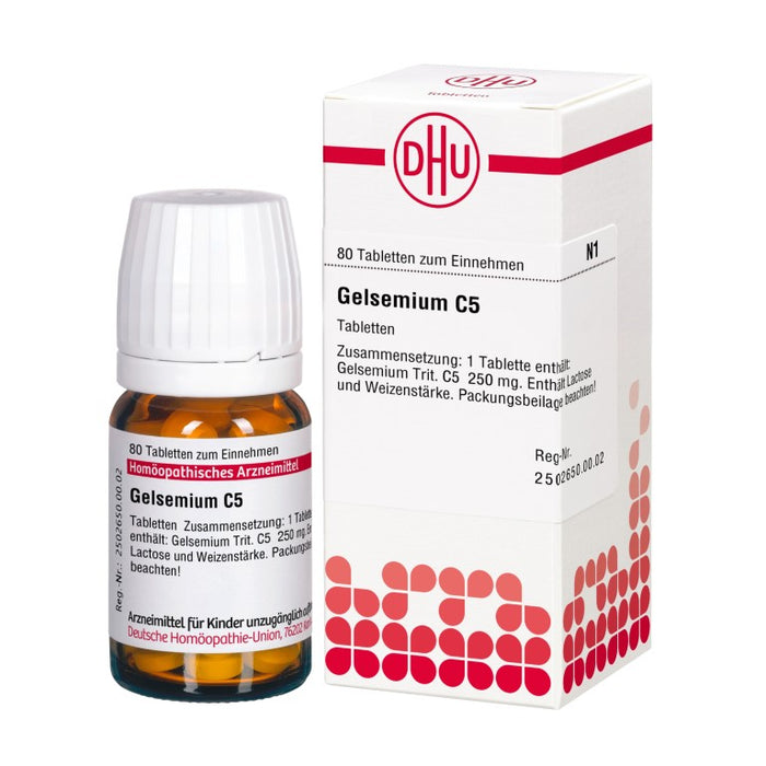 Gelsemium C5 DHU Tabletten, 80 St. Tabletten