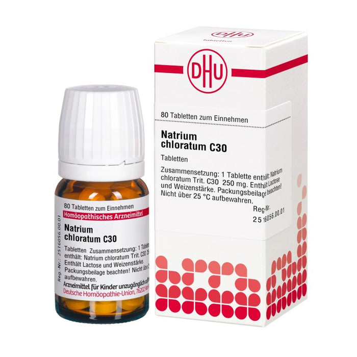 DHU Natrium chloratum C30 Tabletten, 80 St. Tabletten