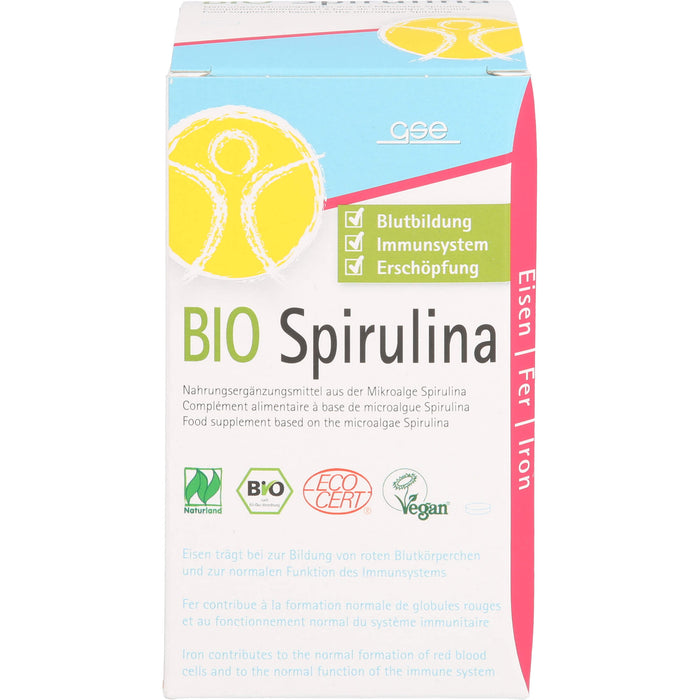 GSE Spirulina 500mg Bio Naturland, 240 pc Tablettes