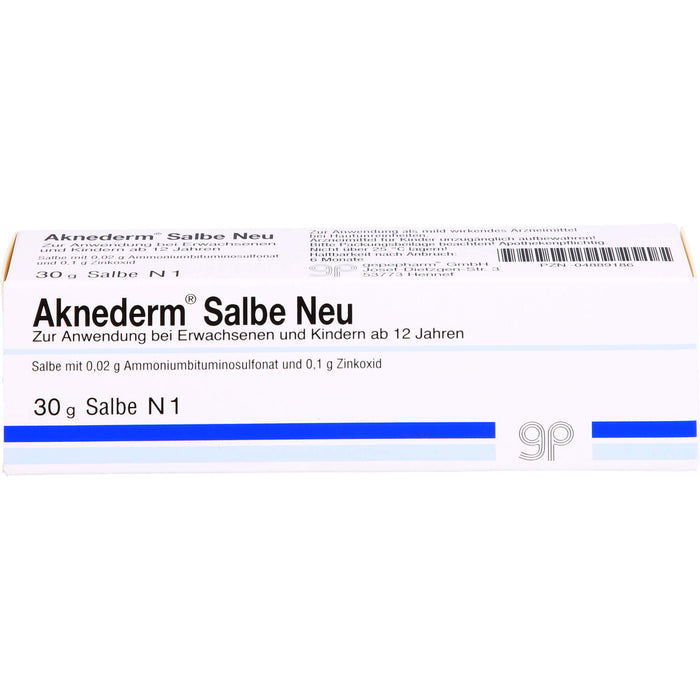 Aknederm Salbe Neu bei Hautunreinheiten, 30 g Onguent