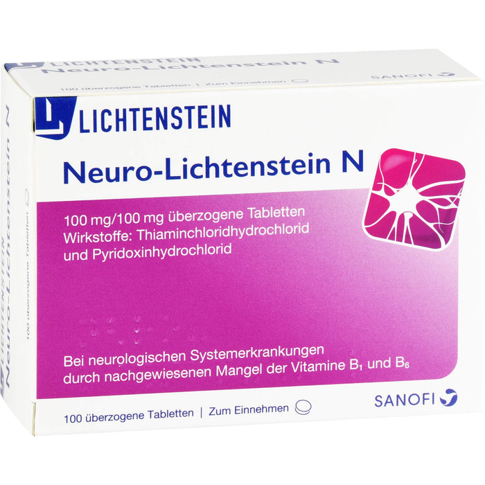 Zentiva Neuro-Lichtenstein N überzogene Tabletten, 100 pc Tablettes