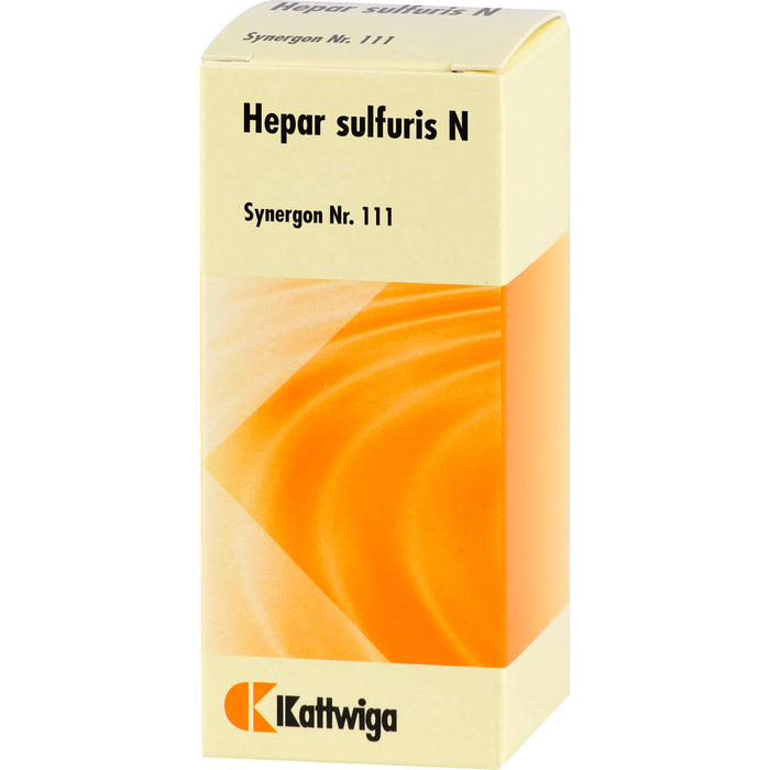 Kattwiga Synergon Nr. 111 Hepar sulfuris N Tabletten, 100 pcs. Tablets