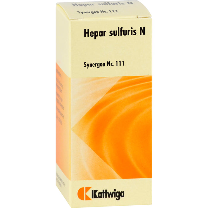 Kattwiga Synergon Nr. 111 Hepar sulfuris N Tabletten, 100 pcs. Tablets