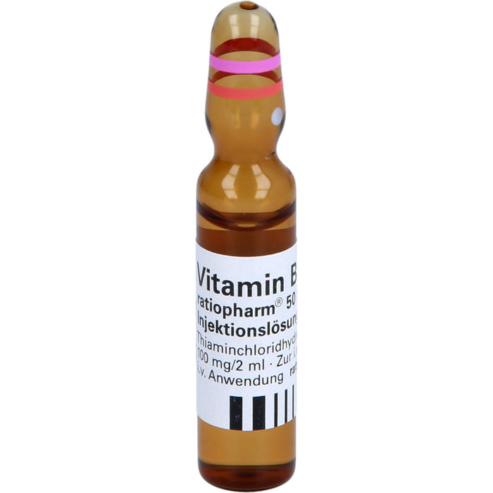 Vitamin B1-ratiopharm 50 mg/ml Injektionslösung, 5 pc Ampoules