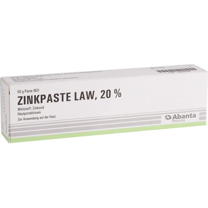 Abanta Pharma Zinkpaste LAW, 20 %, 50 g Cream