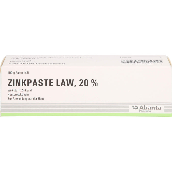 RIEMSER Zinkpaste LAW 20 % Hautprotektivum, 100 g Pâte