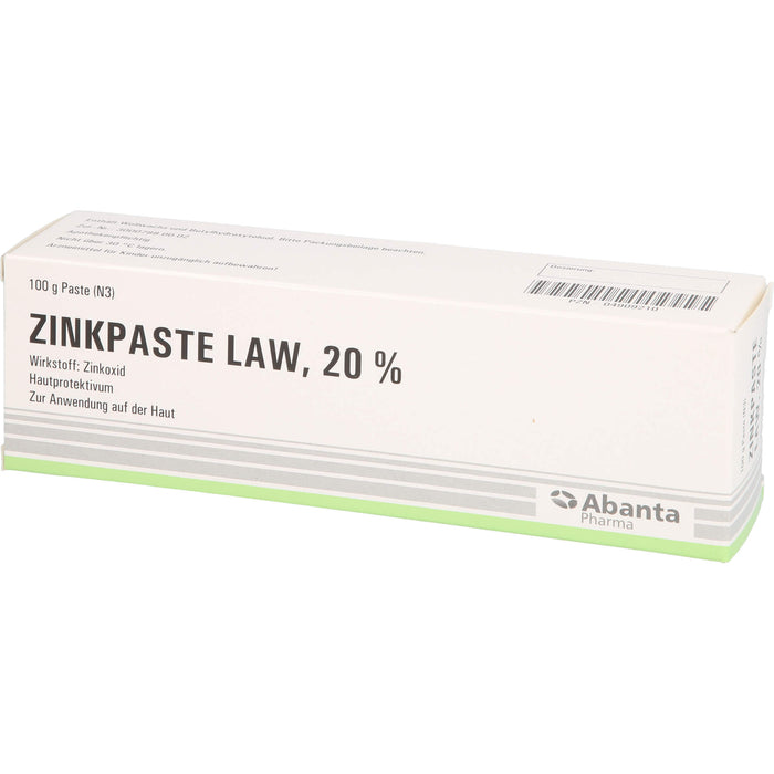 RIEMSER Zinkpaste LAW 20 % Hautprotektivum, 100 g Paste