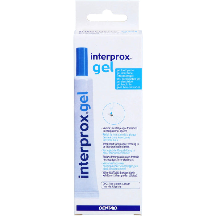 interprox gel verringert die Plaquebildung in den Zahnzwischenräumen, 20 ml Toothpaste