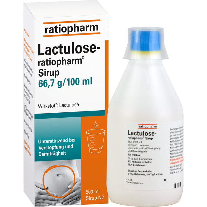 Lactulose-ratiopharm Sirup, 500 ml SIR