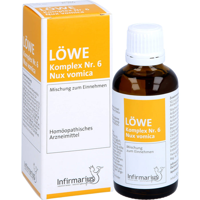 Löwe Komplex Nr. 6 Nux vomica Tropf., 50 ml TRO