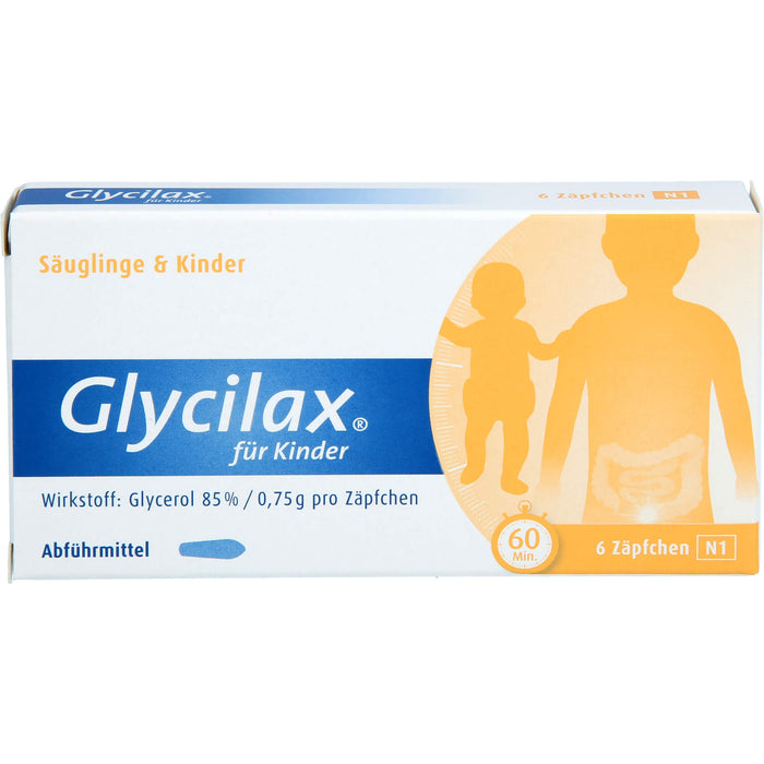 Glycilax für Kinder Abführmittel Zäpfchen, 5 St. Zäpfchen