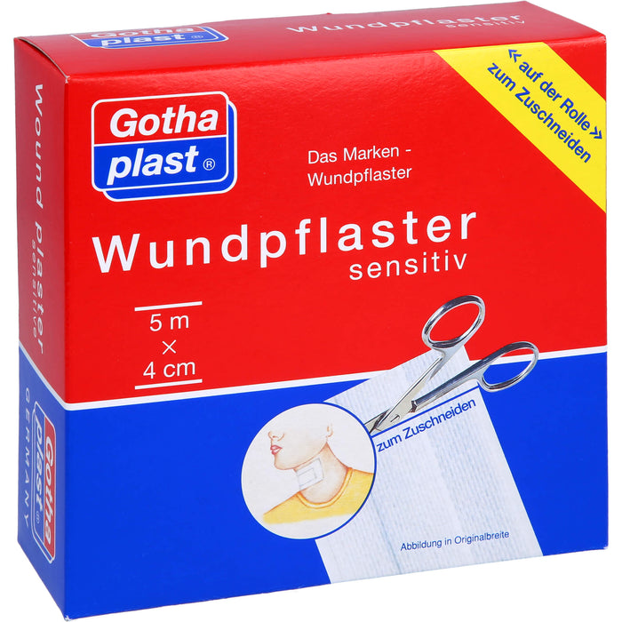 Gothaplast Wundpflaster sensitiv 5 m x 4 cm zum Zuschneiden, 1 pcs. Patch