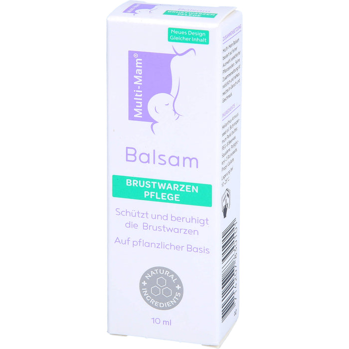 Multi-Mam Balsam zur intensiven Pflege besonders empfindlicher und irritierter Brustwarzen, 10 ml Balsam