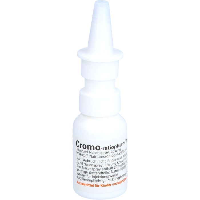 Cromo-ratiopharm Nasenspray Antiallergikum, 15 ml Solution