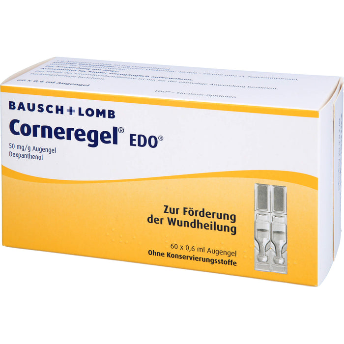 Corneregel EDO Augengel zur Förderung der Wundheilung, 60 pcs. Single-dose pipettes