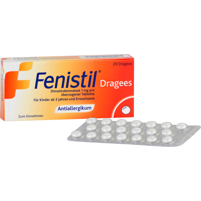 Fenistil kohlpharma Dragees bei Allergien, 20 St. Tabletten