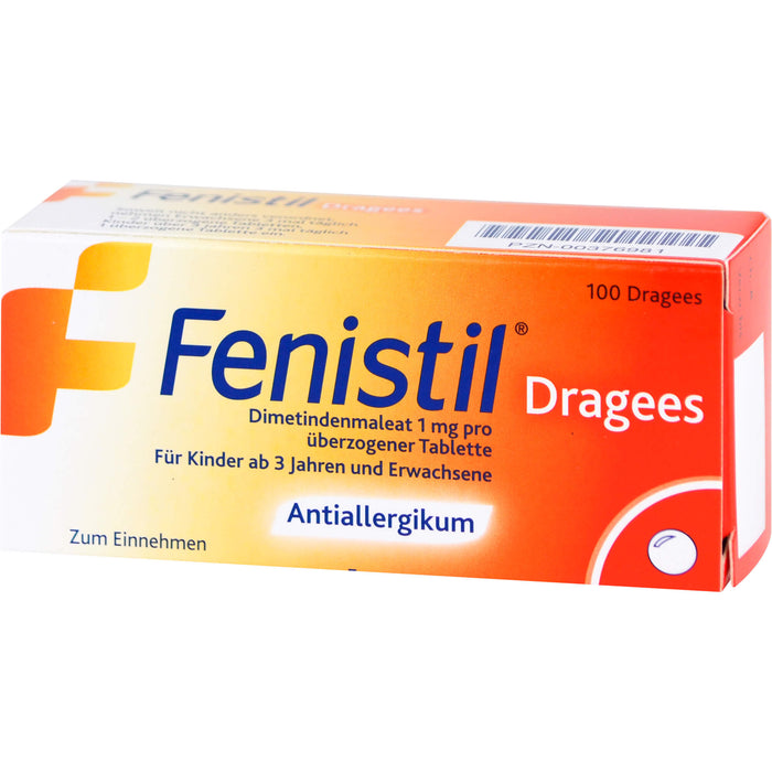 Fenistil kohlpharma Dragees bei Allergien, 100 St. Tabletten