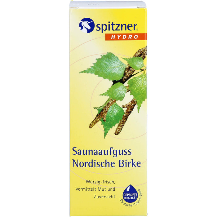 spitzner Hydro Saunaaufguss Nordische Birke, 190 ml Concentré