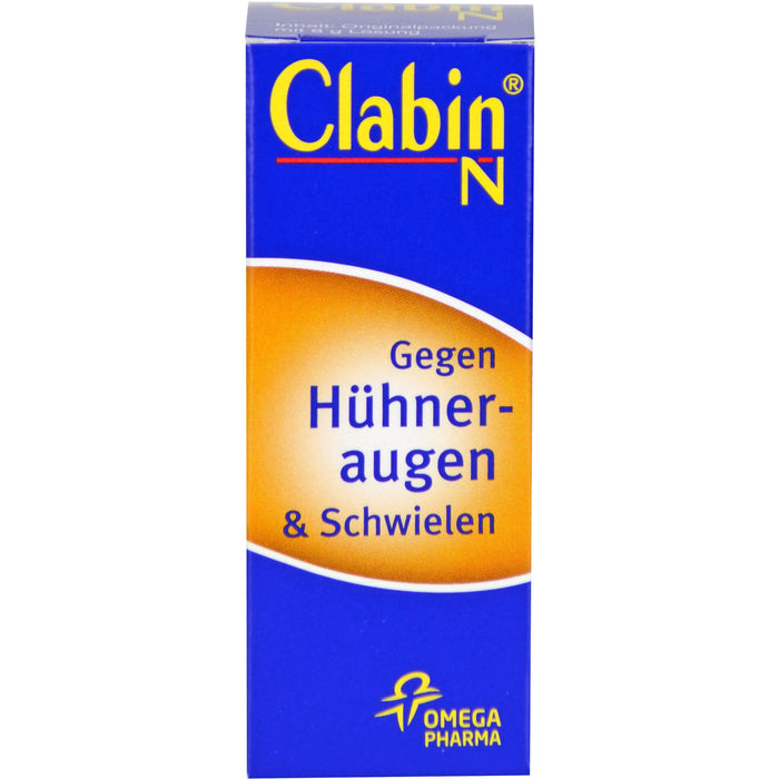 Clabin N gegen Hühneraugen & Schwielen Lösung, 8 g Lösung