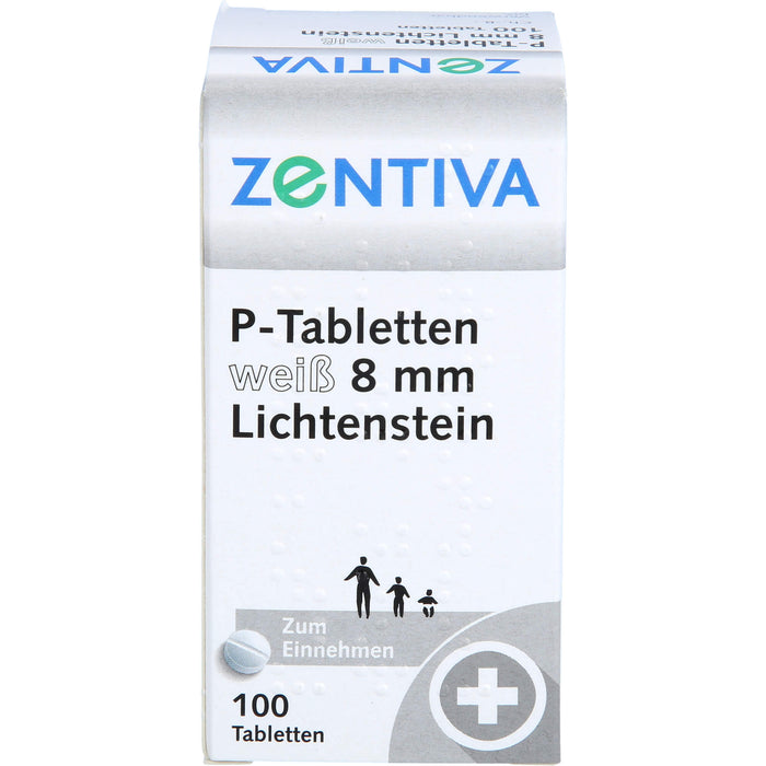 Lichtenstein P-Tabletten weiß 8 mm, 100 pcs. Tablets