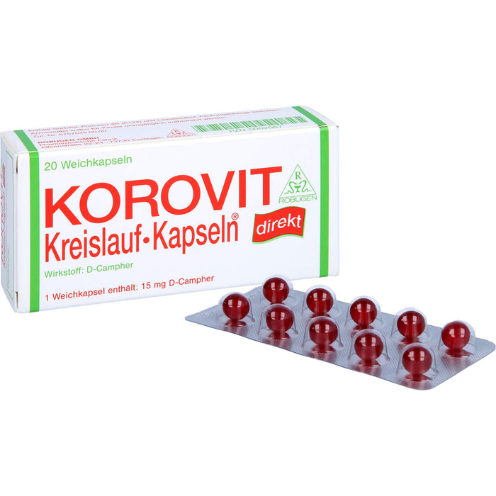 KOROVIT Kreislauf-Kapseln, 20 pc Capsules