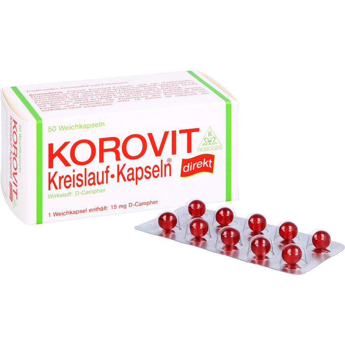 Korovit Kreislauf-Kapseln bei hypotonen Kreislaufstörungen, 50 pc Capsules