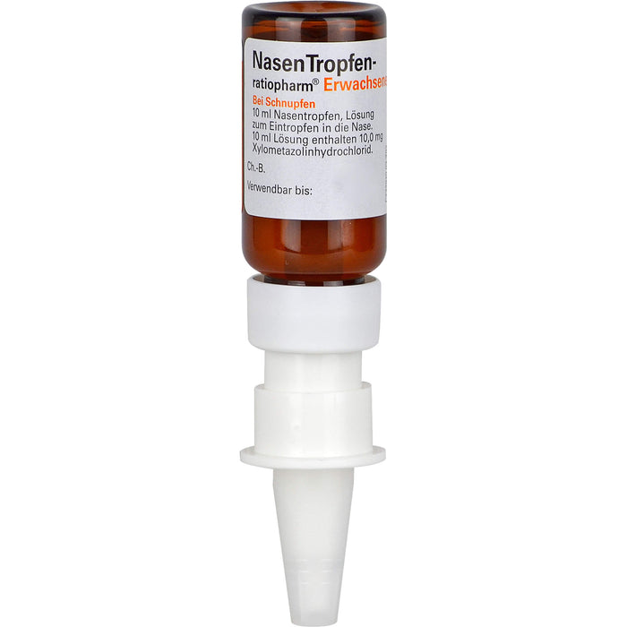 NasenTropfen-ratiopharm Erwachsene, 10 ml Solution