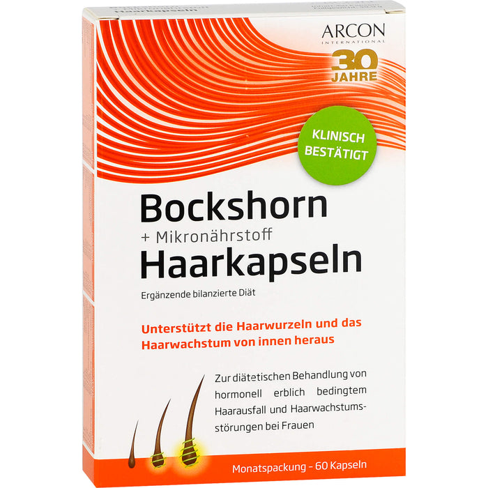 Arcon Bockshorn + Mikronährstoff Haarkapseln, 60 pc Capsules