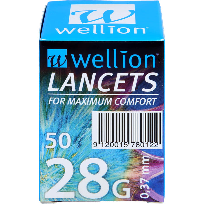 WELLION 28G Lancets, 50 St LAN