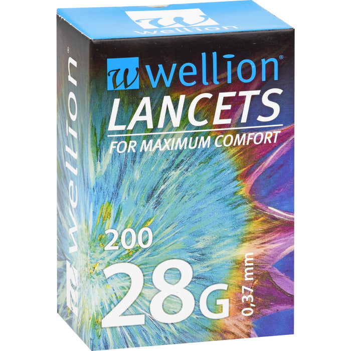 WELLION 28G Lancets, 200 St LAN