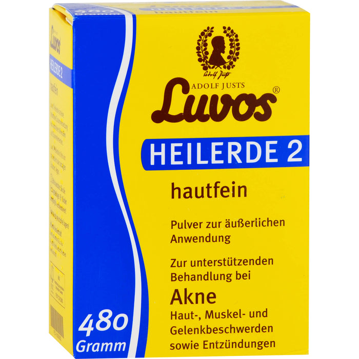 Luvos Heilerde 2 hautfein Pulver bei Akne, 480 g Poudre