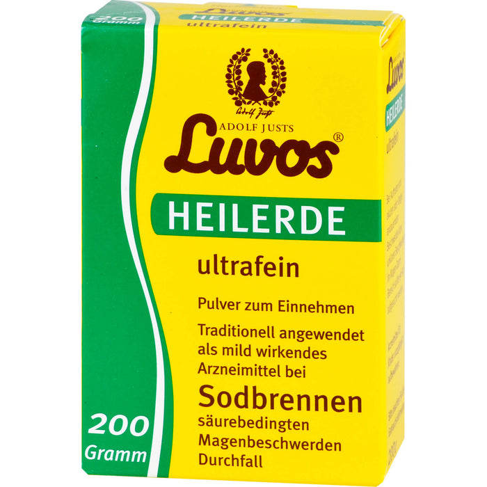 Luvos Heilerde ultrafein Pulver bei Sodbrennen, 200 g Pulver