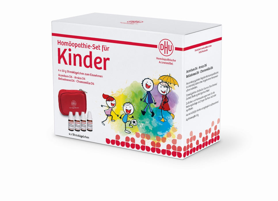 DHU Homöopathie-Set für Kinder, 4 x 10 g Streukügelchen, 1 St. Kombipackung