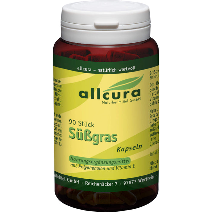 allcura Süßgras-Kapseln, 90 pc Capsules