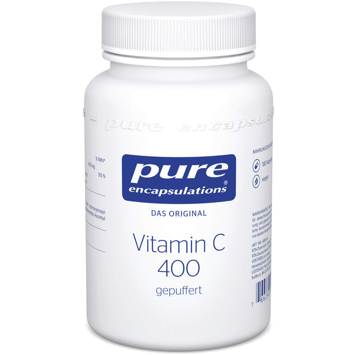 PURE ENCAPSULATIONS VITAMIN C 400 GEPUFFERT, 180 St KAP