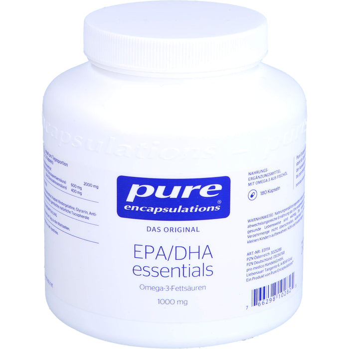 pure encapsulations EPA/DHA essentials 1000 mg Kapseln, 180 pc Capsules