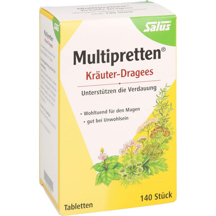 Multipretten Kräuter-Dragees Salus, 140 St UTA