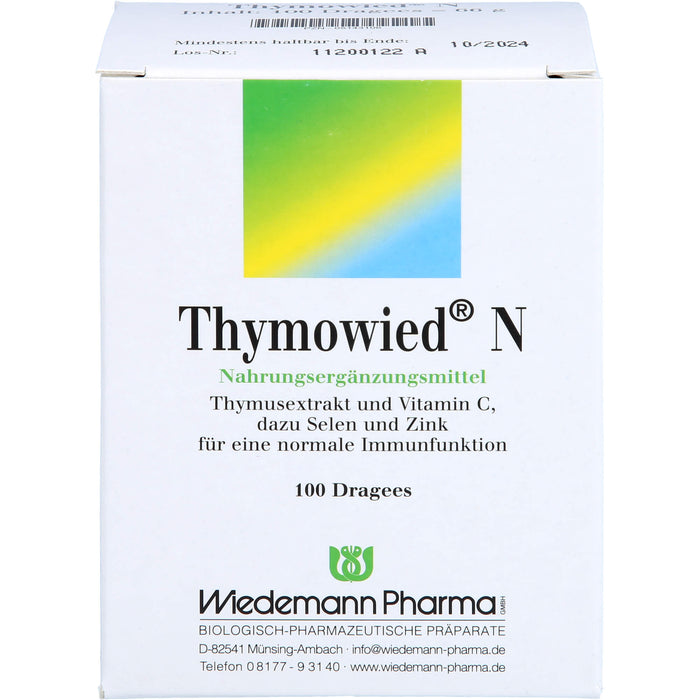 Thymowied N Dragees, 100 St. Tabletten