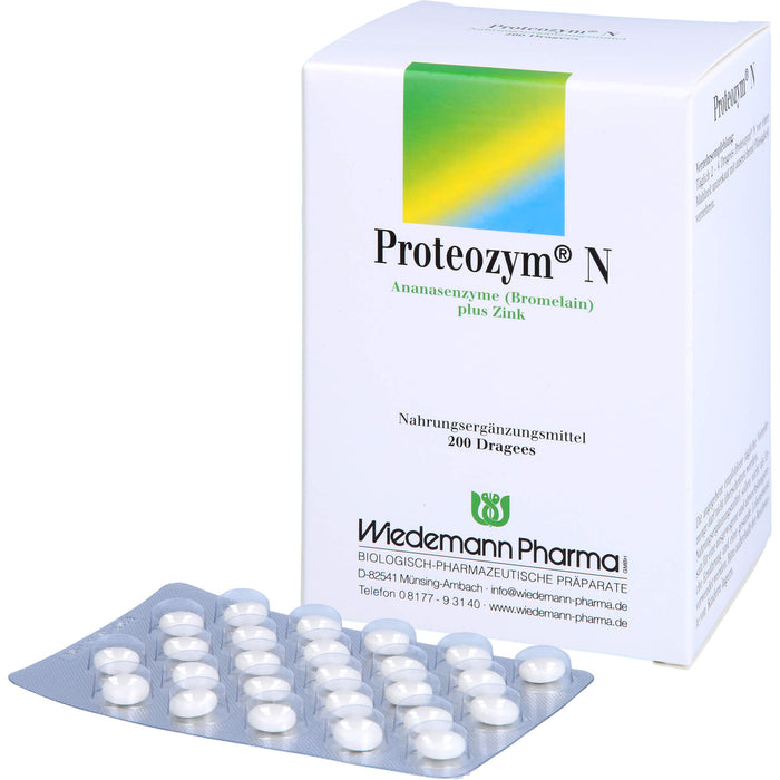 Proteozym N Dragees, 200 St. Tabletten