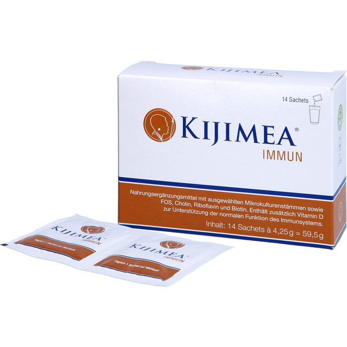 Kijimea Immun Pulver bei Grippe und grippalen Symptomen, 14 pc Sachets