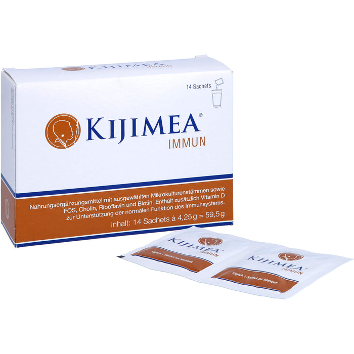 Kijimea Immun Pulver bei Grippe und grippalen Symptomen, 14 pc Sachets