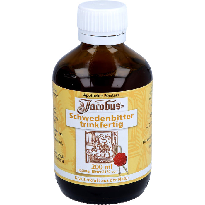 Jacobus Schwedenbitter trinkfertige Mischung aus erlesenen Kräutern und Wurzeln, 200 ml Solution