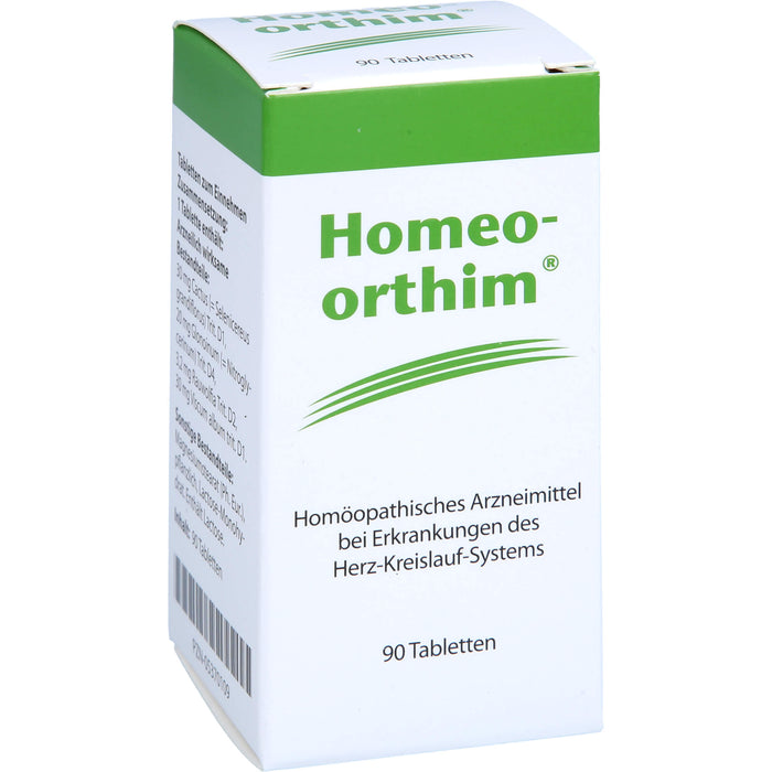 Homeo-orthim Tabletten bei Erkrankungen des Herz-Kreislauf-Systems, 90 pc Tablettes