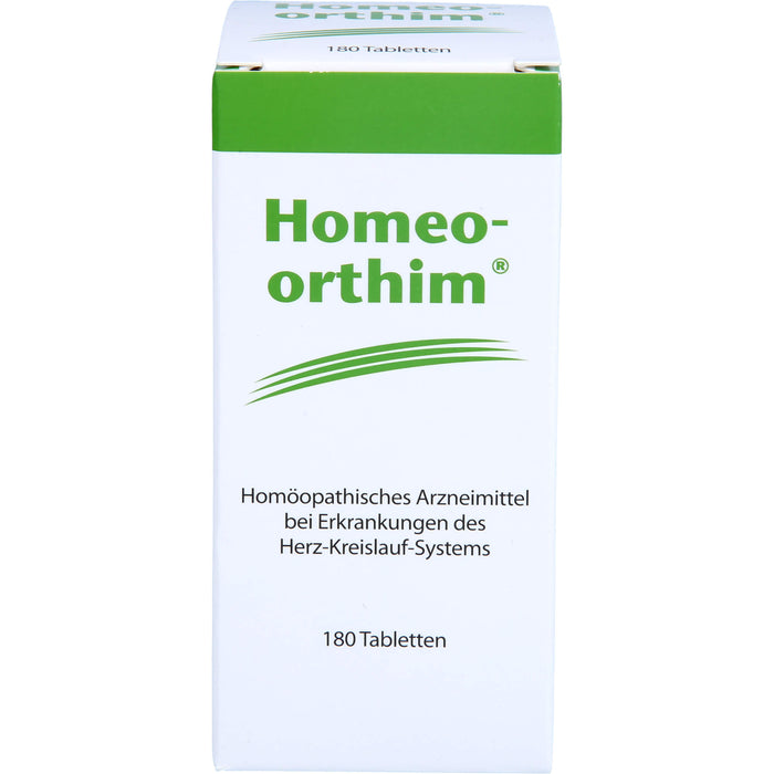 Homeo Orthim Tabletten bei Erkrankungen des Herz-Kreislauf-Systems, 180 pc Tablettes