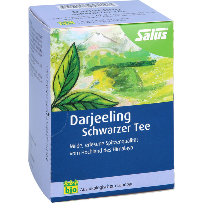 Salus Darjeeling Bio Schwarzer Tee, 15 pcs. Filter bag