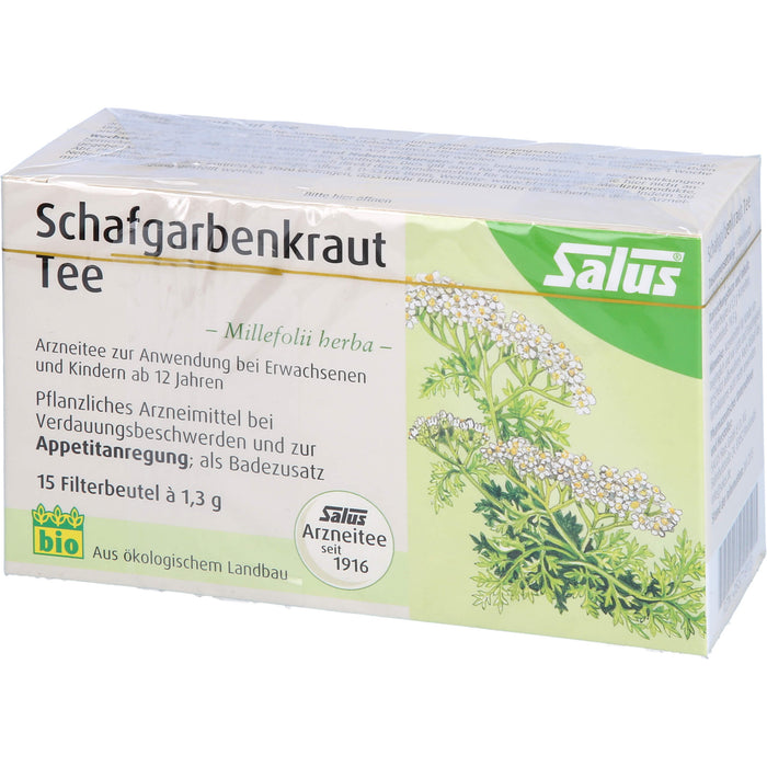 Schafgarbenkraut Arzneitee Millefol.herba bio Sal., 15 St FBE