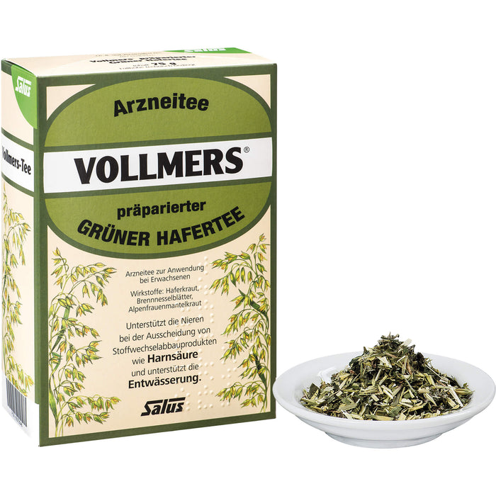 Vollmers präparierter Grüner Hafertee, 75 g TEE