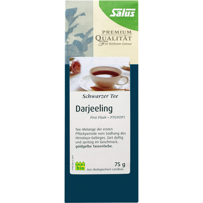 Darjeeling Schwarzer Tee First flush FTGFOP1 Salus, 75 g TEE