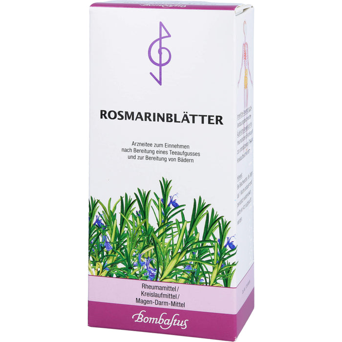 Bombastus Rosmarinblätter Rheumamittel / Kreislaufmittel / Magen-Darm-Mittel, 125 g Thé