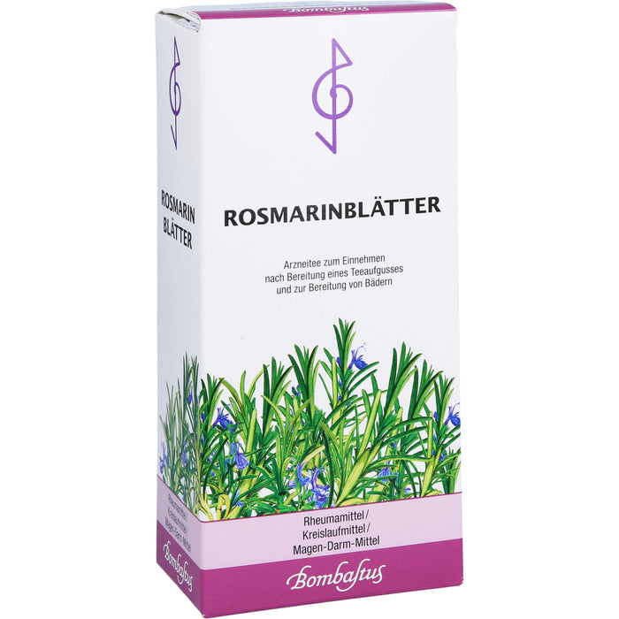 Bombastus Rosmarinblätter Rheumamittel / Kreislaufmittel / Magen-Darm-Mittel, 125 g Tee